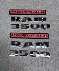 2014-2022 RAM PROMASTER 3500 NAMEPLATE EMBLEM BADGE DOOR BOTH SIDES OEM