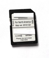 2014 Forester Navigation Card Map SG620 OEM