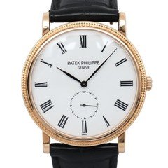 2016 Patek Philippe 5116R-001 Calatrava 39mm Grand Feu Enamel 18K Gold Watch