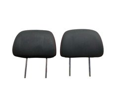2017-2024 Nissan Titan Front Right & Left Seat Headrest Set x2 Black Cloth/Vinyl