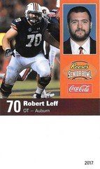 2017 Robert Leff Senior Sr Bowl Rookie Rc Card Auburn Tigers SEC