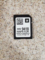 2018-2022 CHEVY GMC CADILLAC BUICK NAVIGATION SD CARD 8452 9418 FACTORY GM OEM