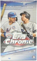 2020 Topps Chrome Baseball Hobby Box 