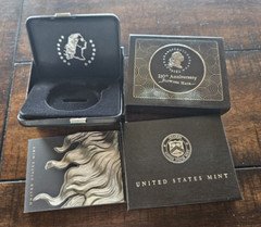 2024 230th Anniversary Flowing Hair Silver Medal Box & COA | No Coin