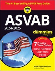 20242025 ASVAB For Dummies ( 7 Practice Tests, Flashcards,  Videos  - GOOD