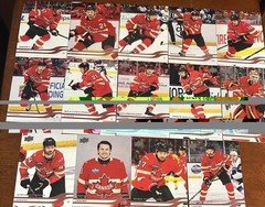 2025-26 Upper Deck Extended Series 4 Nations Face Off-Canada Team Set (14 Cards)