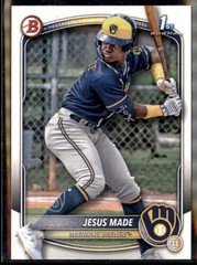 2025 Bowman Prospect 1st Jesus Made Milwaukee Brewers BP 66 5 Card Lot