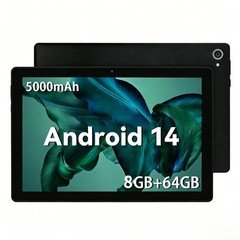 2025 Tablet 10 inch Android 14 Tablet 8+64GB 1280x800 IPS Touchscreen 5000mAh US