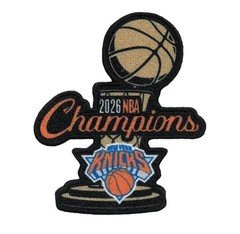 2026 NBA Champions New York Knicks Iron On 3.5 Inches Embroidered Patch