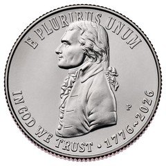2026 P  Declaration of Independence Quarter BU