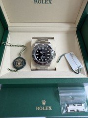 2026 ROLEX SUBMARINER 124060 BLACK NO DATE 41MM OYSTERSTEEL WATCH