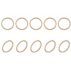 20Pack 24mmx29mmx1mm(IDxODxT) Copper Flat Washers Copper Flat Ring Gaskets