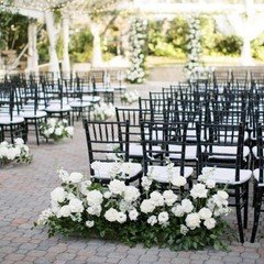 20pcs Black PP Chiavari Chairs Accent Event Wedding Chair Ghost Chair for Party