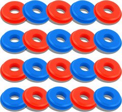 20PCS Glad Hand Seals for Glad Hand Air Hose,Rubber Gladhand Seals of Semi Truck