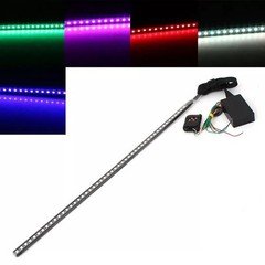 22" RGB 48LED Night Rider Scanner Light Bar,Car Flash Strobe-Wireless-Remote NEW