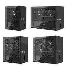 2/4/6/8 DUKWIN Automatic Watch Winder Box Display Storage Jewelry Drawer LED New