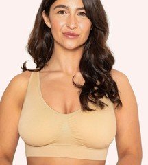 24/7 Comfort Non Wired Shaper Bra AA-DD Seamless Wireless Support Bra Women