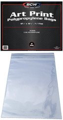 25 BCW 12X18 Art Print 2 Mil Bags with Flap Storage Photo Poster Print New