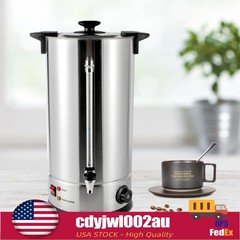 25L Commercial Electric Hot Water Boiler Stainless Steel Tea Urn Coffee Boiler