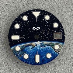 28.5MM Starry Night Dial Watch Dial Watch Accessories for NH35/36/4R/7S Movement