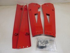 2881593-293 OEM Polaris Low Profile Rock Sliders For RZR XP 4 Indy Red 4-Seat