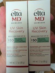 2PC Elta MD UV Skin Recovery Red Color Correcting SPF50 1.7oz Green Tint 2 PIECE