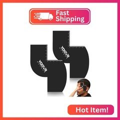2PCS Barber Accessories for Haircut & Beard Lineup, Enhancement Card for Barbers