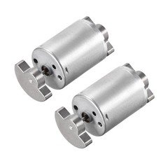 2Pcs Double Shaft Vibration Motors DC6V 3000RPM Strong Power Dual Head 51x24.2mm