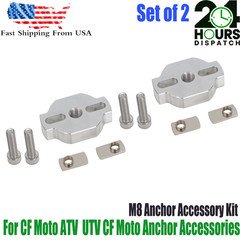 2pcs For CF Moto ATV & UTV Models Front Rear Anchor Accessory Kit Aluminum M8 US