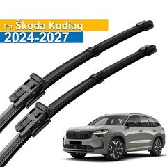 2Pcs Front Windscreen Flat Wiper Blades Set For Škoda Kodiaq MK2 2024 - 2027