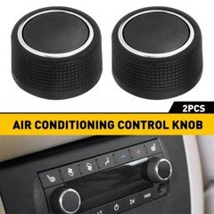 2PCS Rear Control Knobs Audio Radio For Escalade Enclave Tahoe Chevrolet GMC