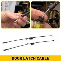 2PCS Rear Door Side Lower Door Latch Release Cable Fit Ford 97-04 F150 F250 NEW