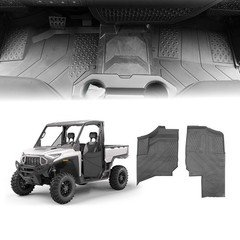 2PCS UTV Front Floor Mats Anti-Slip for Polaris Ranger XD 1500 2024-2026 2889094