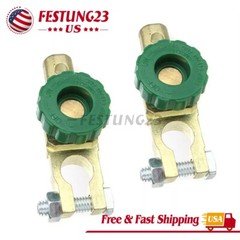 2X Car Battery Link Terminal Quick Cut-Off Disconnect Master Kill Shut Switch