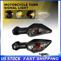 2X Halogen Turn Signals Blinker Light Amber For Kawasaki KLZ 1000 Versys 2012-18