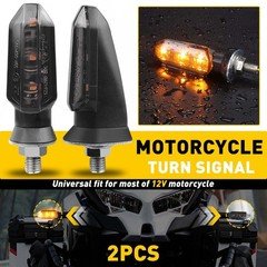 2X Motorcycle LED Turn Blinker Signals Light For BMW Chopper Honda Bobber Yamaha