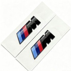 2X Side Fender Sport Emblem For Car M Performance 3 4 5 6 7 Series xDrive Badge