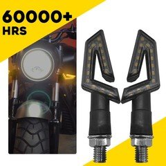 2x Turn Signal LED Indicators Dual For Sports Motorcycle Dirt Bike Light Blinker