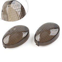 2x Turn Signal Light Lens For KAWASAKI KLX125/L KLX150/L KLX250SF KLX250 Smoke