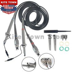 2X100MHz Oscilloscope Scope analyzer Clip Probe test leads kit for HP Tektronix