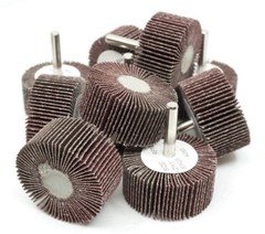 2x1x1/4" Flap Wheel Sander for Drill Mounted Sanding Grinding 40 60 80 120 Grit 