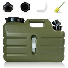 3 Gallon Water Container with Spigot, Portable Camping Water Jug, BPA Free Wa...