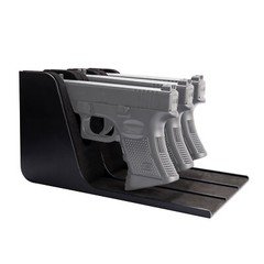 3 Gun Pistol Handgun Storage Rack Organizer Display Gun Safe