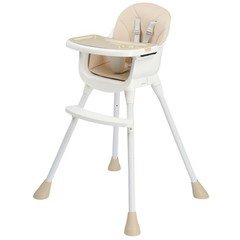 3-in-1 Baby High Chair,5-Point Safety Harness and Footrest for Toddlers & Babies