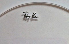 3 Pc. Ray-Ban BLACK Aviator Logo For Glasses High Quality UV DTF Raised Decal