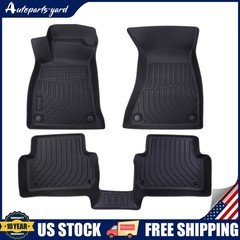 3 Set Floor Mats for Audi A5 S5 Sedan Sportback 2018-2025 All-Weather Automotive
