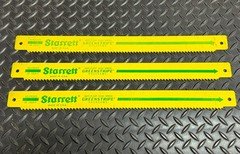 (3) Starrett Greenstripe HSS 1-5/8 x .075 x 5T POWER Hacksaw Blades SF1804-7 USA