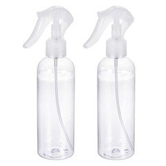 300ml Spray Bottles, 2 Pack Refillable Mist Sprayer Plastic for Travel Clear