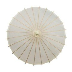 32" Beige / Ivory Premium Nylon Parasol Umbrella