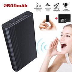 32GB Mini Spy Hidden Audio Recorder Voice Activated Office Listening Device US